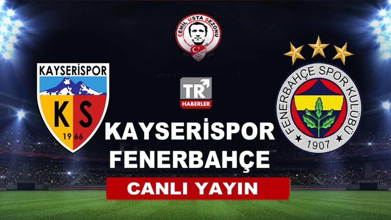 Kayserispor Fenerbahçe Justin TV Bein Sports 1 canlı izle şifresiz