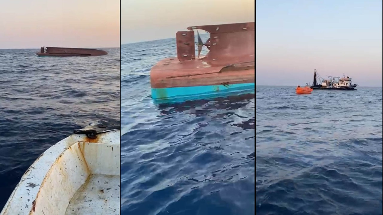 Yunan tankeri ile Türk balıkçı teknesi çarpıştı