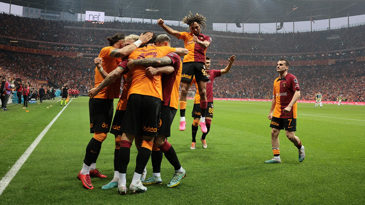 Derbide gülen taraf şampiyon Galatasaray