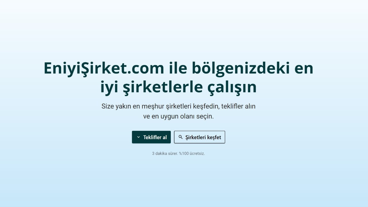 Türkiye'nin En İyi Şirketlerini Eniyisirket.com Üzerinden Keşfedin