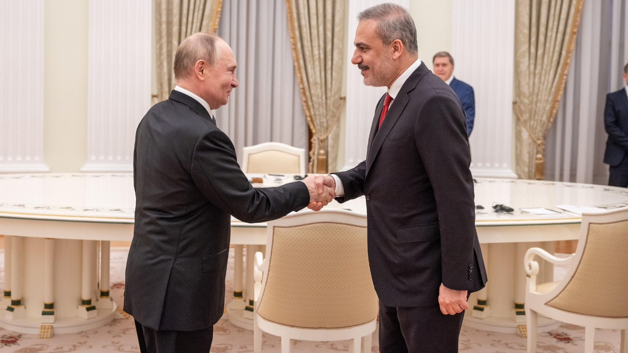 Fidan, Rusya Devlet Başkanı Putin ile görüştü