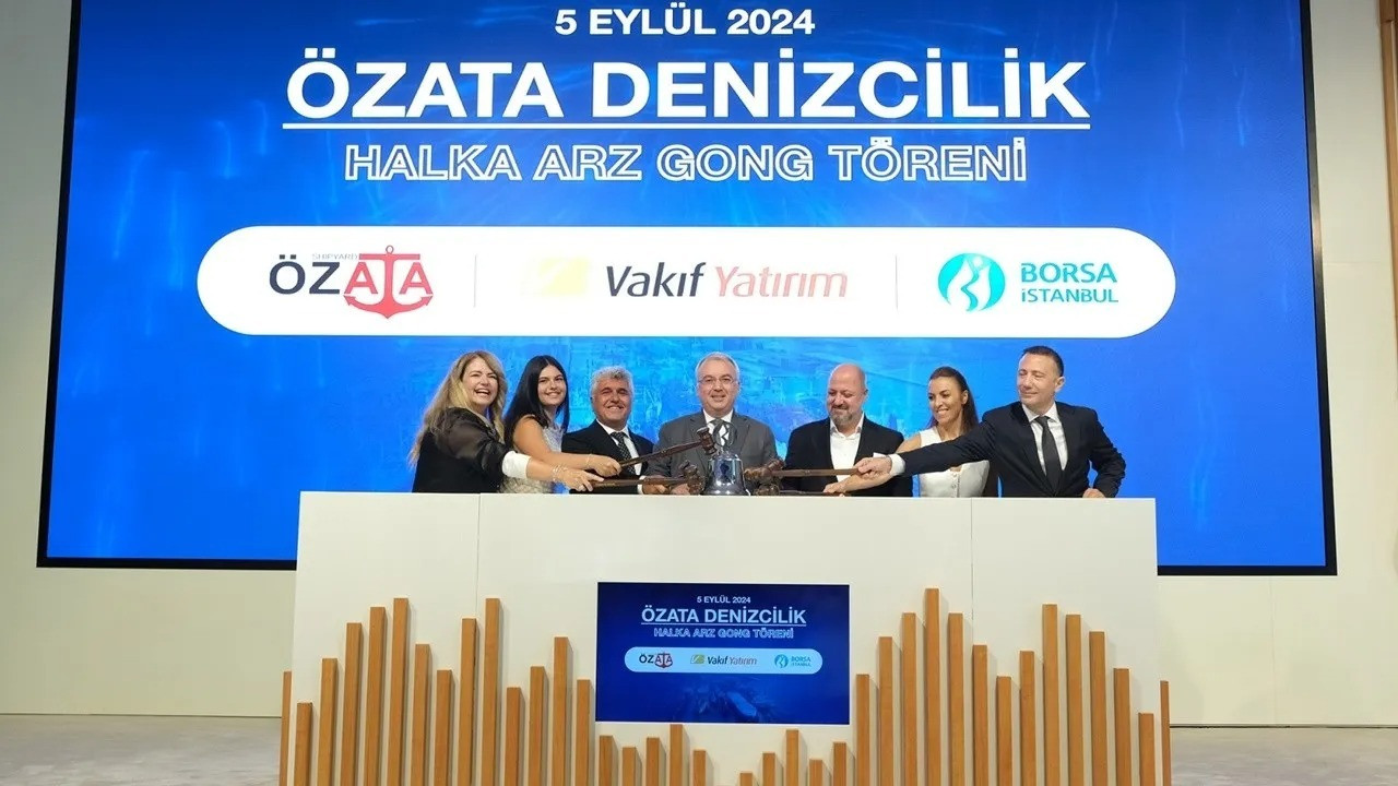 Özata Denizcilik gong töreni sonrası ilk işlem gününe 'tavanla' başladı