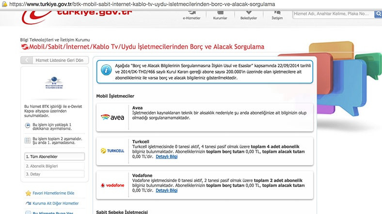 Telefon borcunuza artık buradan bakabileceksiniz