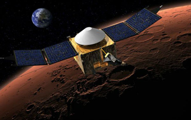 Maven Mars'a ulaştı